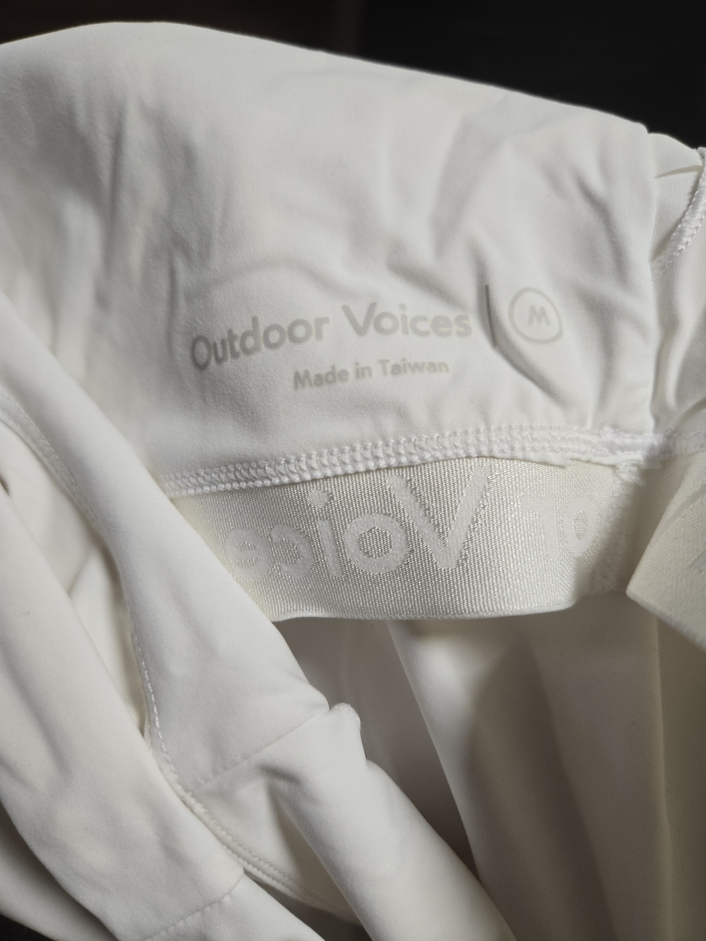 Outdoor Voices One-Shoulder White A-Line Athletic Dress Sz M Tennis Pickleball - Picture 2 of 6